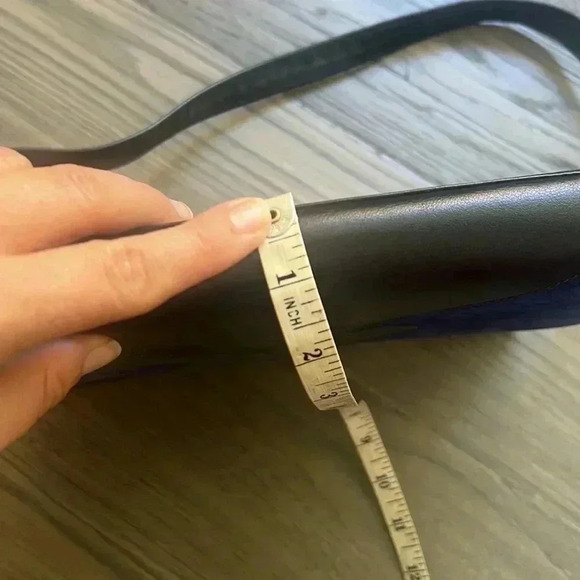 🔥NOUCHKA🔥 |  Vintage 1960’s black, blue and green leather patterned handbag - Picture 10 of 11